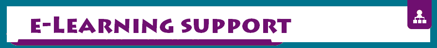 e-Learning Support Banner